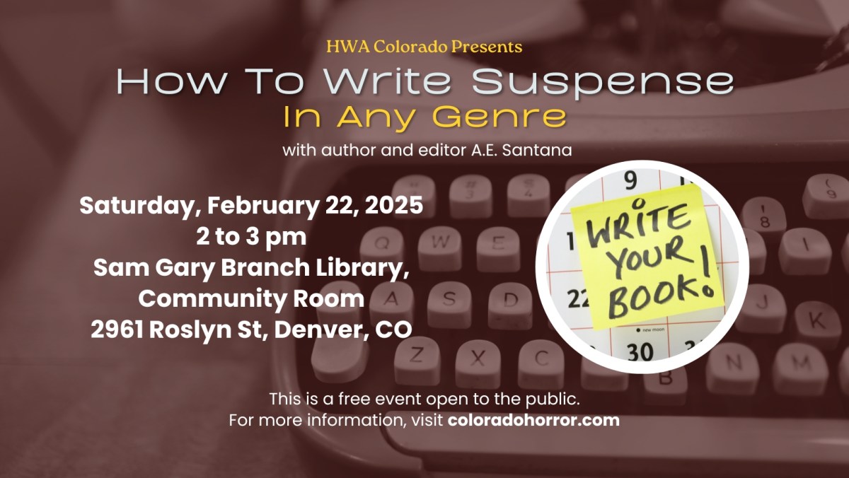 How To Write Suspense in Any&nbsp;Genre