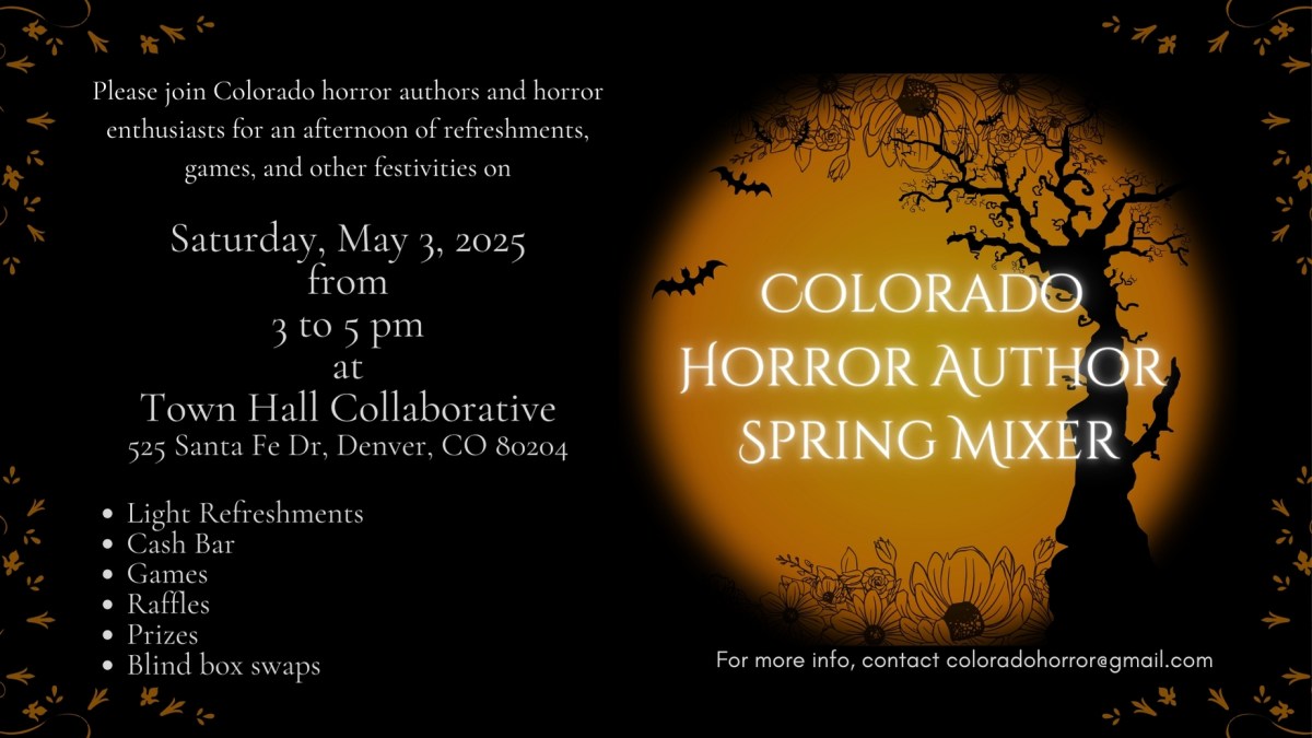 Colorado Horror Author Spring&nbsp;Mixer